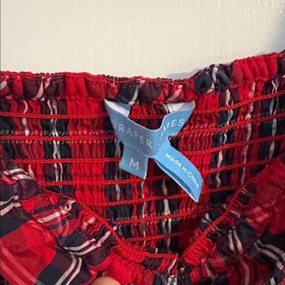 Draper James Red Plaid Dress - Picture 3 of 4